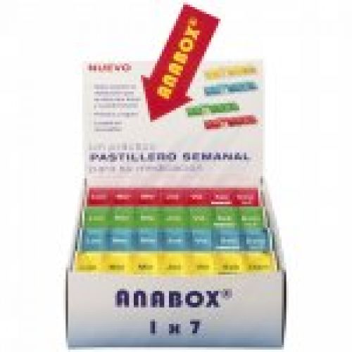 expositor de pastilleros diarios anabox 1x7 12 unidades 02