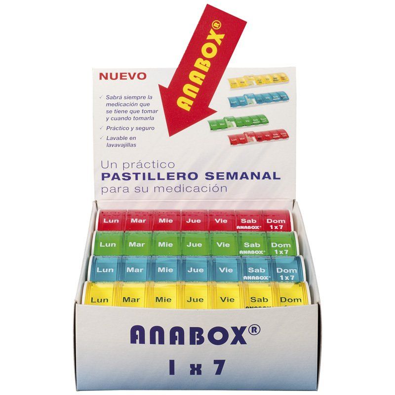 expositor de pastilleros diarios anabox 1x7 12 unidades 02